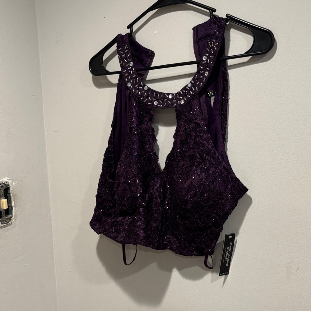 VENUS Purple Skirt Set - Picture 3 of 4